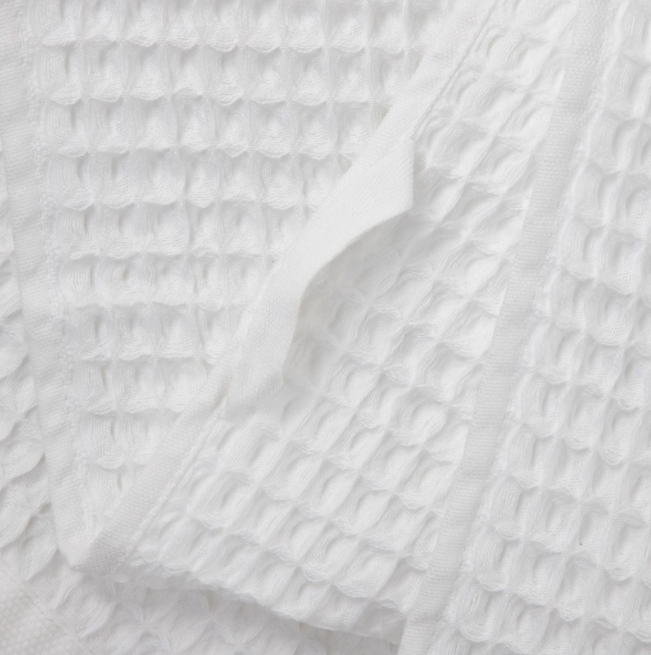 12 Waffel Bath Towel 2 Pcs Combo - Image 3