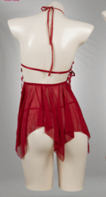 Mesh Pajama Dress Back site