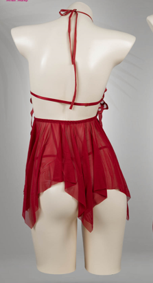 Mesh Pajama Dress Back site Mesh Pajama Dress Back site