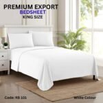 White Bedsheet Set ( King Size)