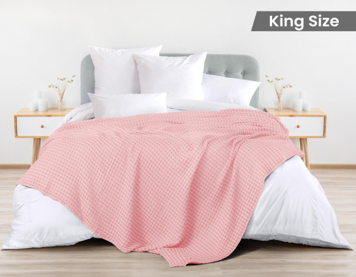 7777 Waffle Blanket King Size - Image 1