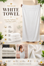 Bath Towel White T14