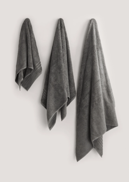 Grey Colour Combo Towel