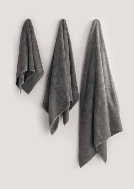 Grey Colour Combo Towel Grey Colour Combo Towel