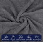 Bath Sheet Towel Grey Colour T5 - Image 3