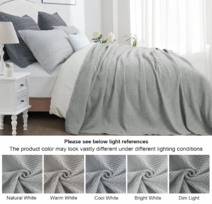 Waffle Blanket King Size