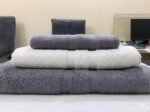 3 Pcs Como Towel - Grey Colour - Image 2
