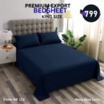 Navy Colour Bedsheet