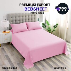 Babby Pink Bedsheet