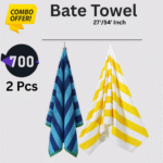 Bath Towel 2 Pcs Combo