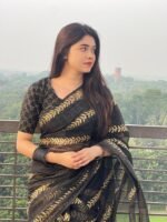 Block Print Sharee with Blouse - Image 3