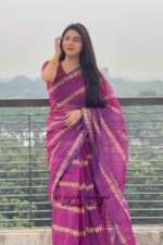 Block Print Sharee with Blouse