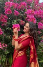 Check Sharee with running blause pcs - Image 3