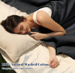 Woffel Blanket (King Size)Black Colour