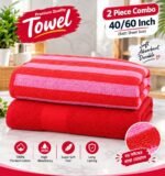 2 Pcs remium Towels Combo