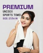 White Bath Towel