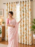 Waffle Printed Curtain (C2)